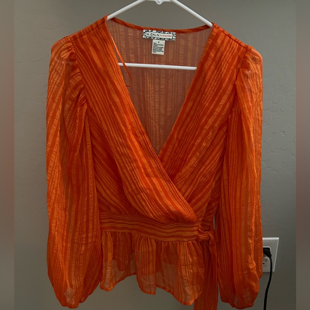 Orange Blouse